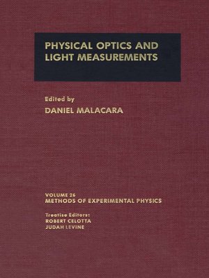 cover image of Physical Optics and Light Measurements
